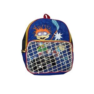 Vintage Rugrats Hockey Net Detail 1997 Kids Backpack